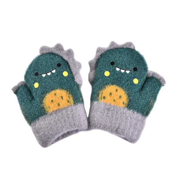 Manoplas elásticas mágicas para niños pequeños Guantes de punto unisex para invierno Mittens822