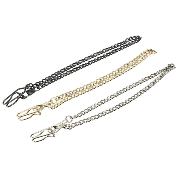 QIFULL 3Pcs Watch Chains Multiuse Metal Wallet Chains for Men