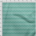 thumbnail image 4 of oneOone Polyester Spandex Teal Green Fabric Asian Leaves Sewing Craft Projects Fabric Prints By Yard 56 Inch Wide, 4 of 4
