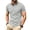 Gray, variant on Zimjoy Men's Polo Shirt Short Sleeve Waffle Knit Casual Golf Polo Plaid Collar Stylish Button Down Business Casual Shirt for Men Beige L