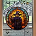 thumbnail image 5 of Halloween Window Decals - 9.5 Inch Removable Static Cling Stickers (3D Scary Ghost Decor for Glass Doors/Windows), 5 of 6