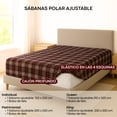 thumbnail image 2 of Sábana De Cajón King Size Polar Térmica Caliente + Morral, 2 of 3