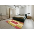 thumbnail image 5 of Ahgly Company Machine Washable Indoor Rectangle Transitional Grapefruit Red Area Rugs, 8' x 10', 5 of 7