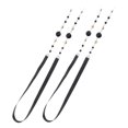 thumbnail image 4 of SOPOTUTU 2Pcs Vintage Black Eyeglasses Strap with Crystal Embellishments Comfortable Ribbon for Hanging Use, 4 of 7