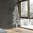 thumbnail image 3 of Vickerman 6' x 34" Flocked Alpine Artificial Christmas Tree, Unlit, 3 of 3