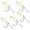 Luminous 10g, variant on S SERENABLE 5 Pieces Fishing Jig Lure Freshwater Saltwater Bait Luminous 10g