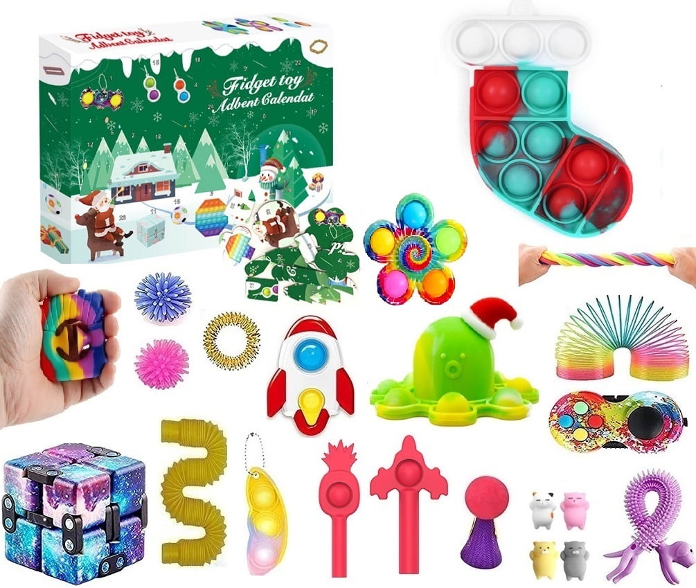 Fidget Advent Calendar 2021 Christmas Countdown Calendar Cheap Sensory