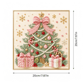 thumbnail image 3 of Christmas DIY Pearl Painting Set, 7.87inch Pearl Diamond Art Diy Kits DIY Pearl Painting Kit,Ideal As A Handmade Holiday Gifts- (Christmas tree), 3 of 5