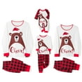 thumbnail image 2 of KOMOO Family Christmas Pjs Matching Sets Cartoon Bear Family Sleepwear Set Family Matching Outfits, 2 of 10