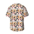 thumbnail image 6 of Lsque Cute Cats print Men's Cuban Collar Short Sleeve Shirt Summer Beachwear Casual Button Down Fashionable Vacation Leisure Shirt-X-Large, 6 of 7