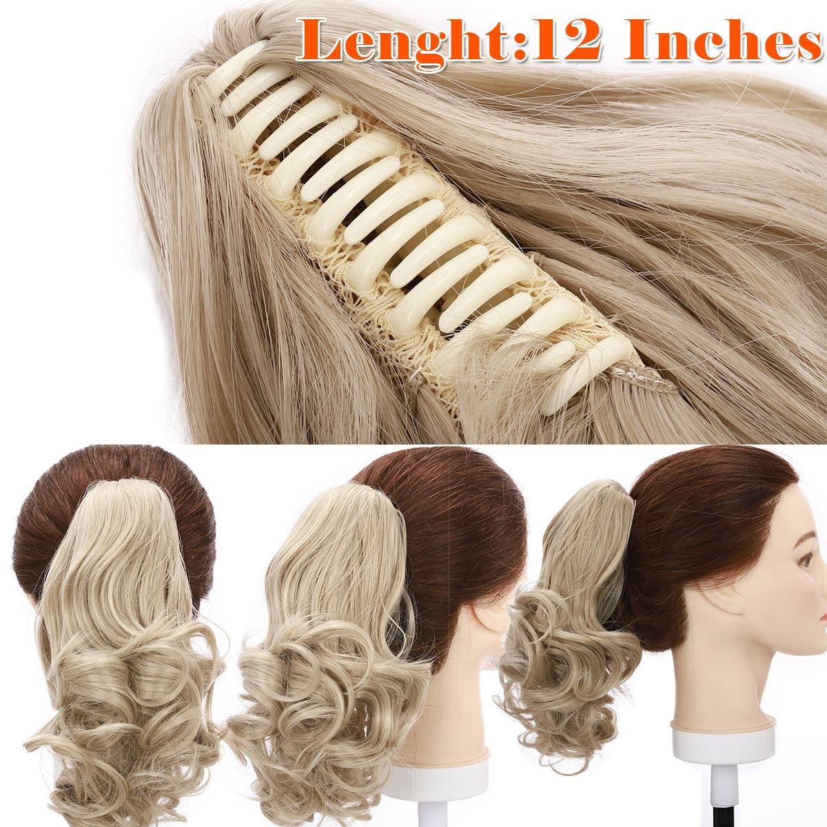 Cute Short Babydoll Pigtail Extensions (Brown)'s Code & Price