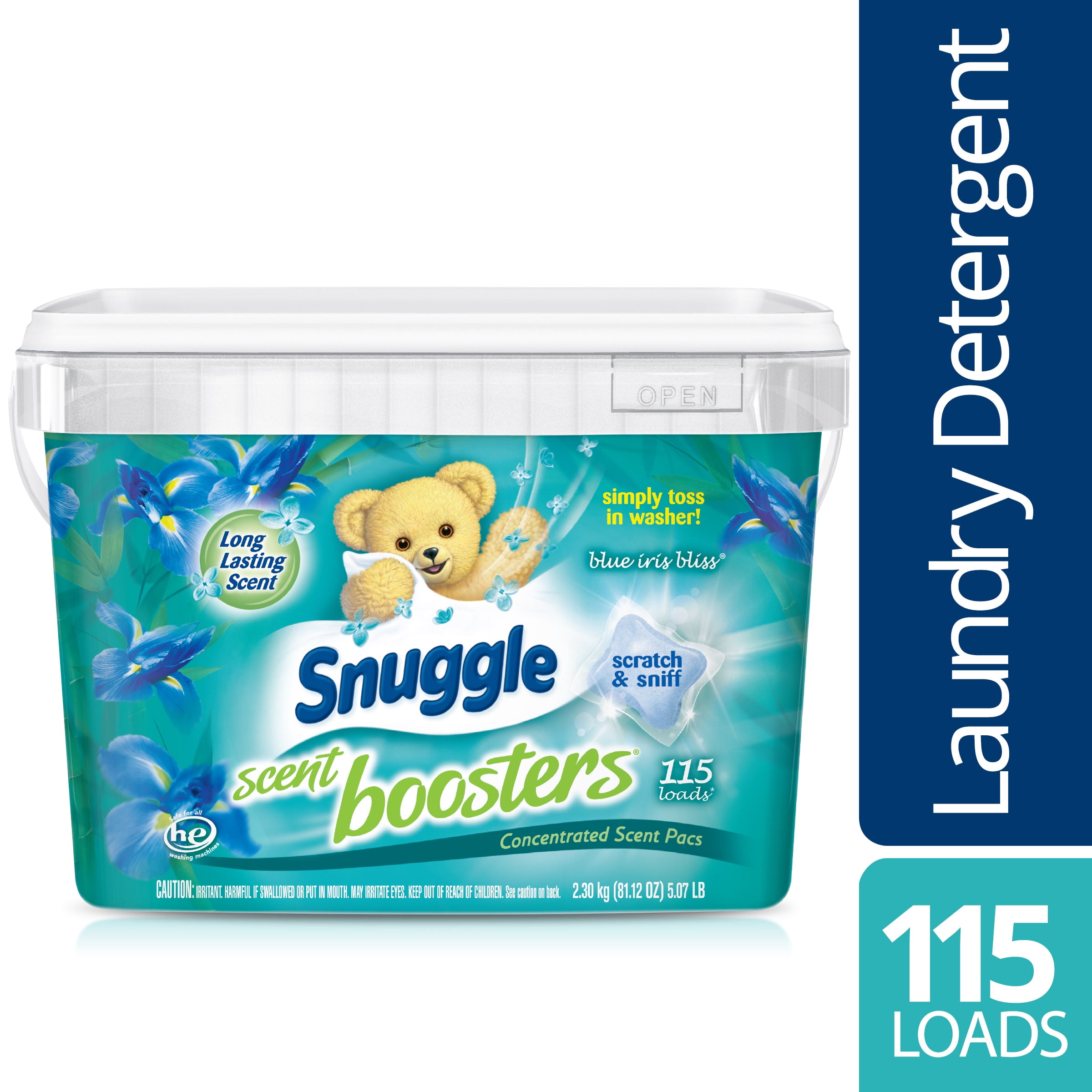 Snuggle Scent Boosters, Blue Iris Bliss, 115 Count - Walmart.com ...