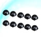 thumbnail image 3 of ColoMX 200 botones de ABS, forma de seta, con forma de cúpula, para coser, globo ocular, bola de animales, ojos de juguete, accesorios de bricolaje (18L = 11.5 MM, negro), 3 of 8