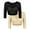0,Black+Nude, variant on COMFREE Arm Shaper for Women Arm Compression Front Buckle Bra Shapewear Top