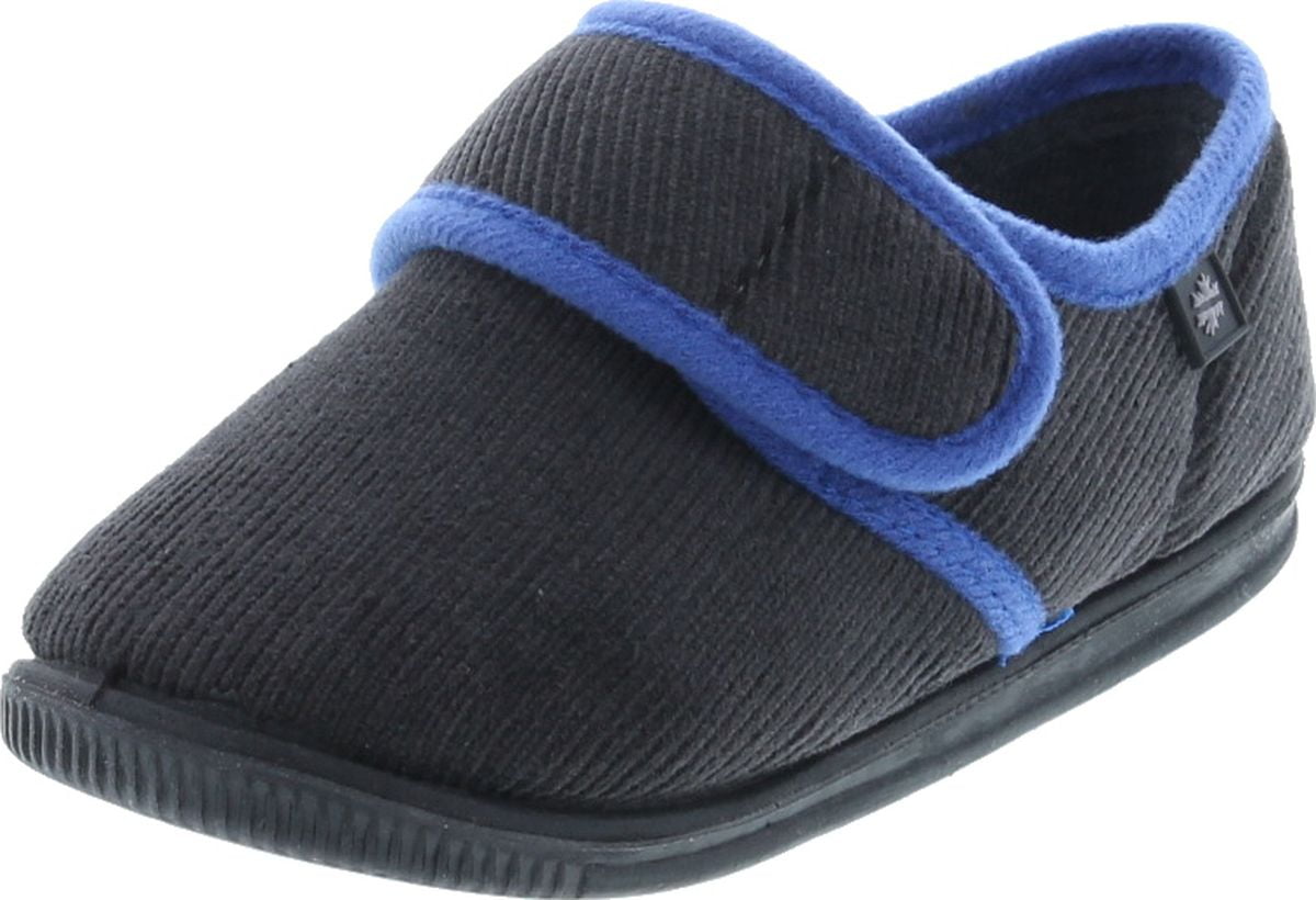 Foamtreads Kids Boy's Bern Velcro Slippers - Walmart.com