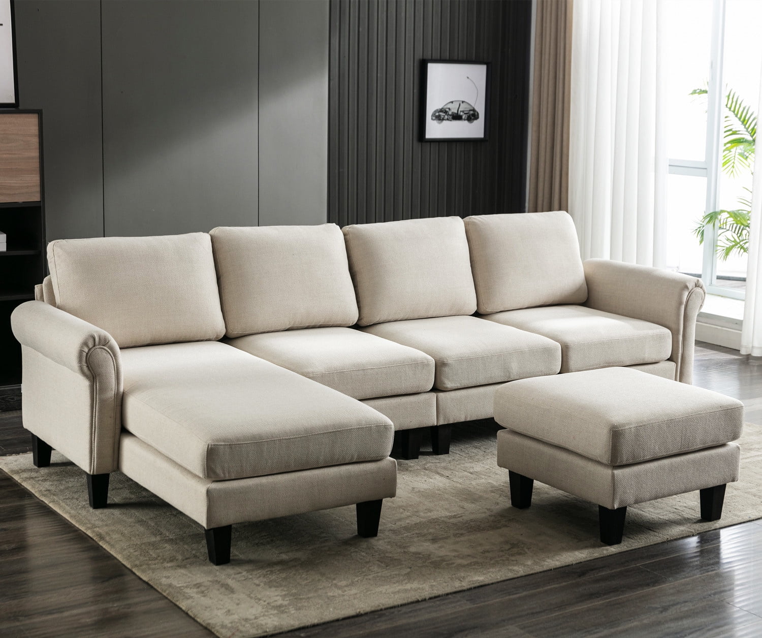 108 sectional on sale with chaise