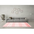 thumbnail image 3 of Ahgly Company Indoor Square Abstract Red Contemporary Area Rugs, 5' Square, 3 of 4