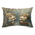 thumbnail image 2 of Pillow Case Plush Pillow Cute Cats Fishing Case standard size/King size/Queen size Bed Pillow Pillowcases, 2 of 9
