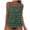 #0118-Army Green, variant on Sokhug Womens Polka Dot Print Tankini Swimsuit Double Spaghetti Strap Loose Fit Bathing Suit Top Modest Swimwear