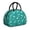 Alien UFO Teal, variant on Alien and Meteor Black Pattern Insulated Lunch Bag,Leakproof Large Capacity Lunch Box for Work,Picnic or Travel,11.4 X 6.7 X 8.3 Inches