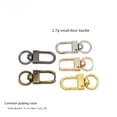 thumbnail image 4 of Aleación de zinc 3 puntos hebilla de puerta hebilla de cadena de equipaje hebilla de joyería hebilla de perro hebilla colgante llavero 3 puntos hebilla de puerta pequeña, 4 of 5