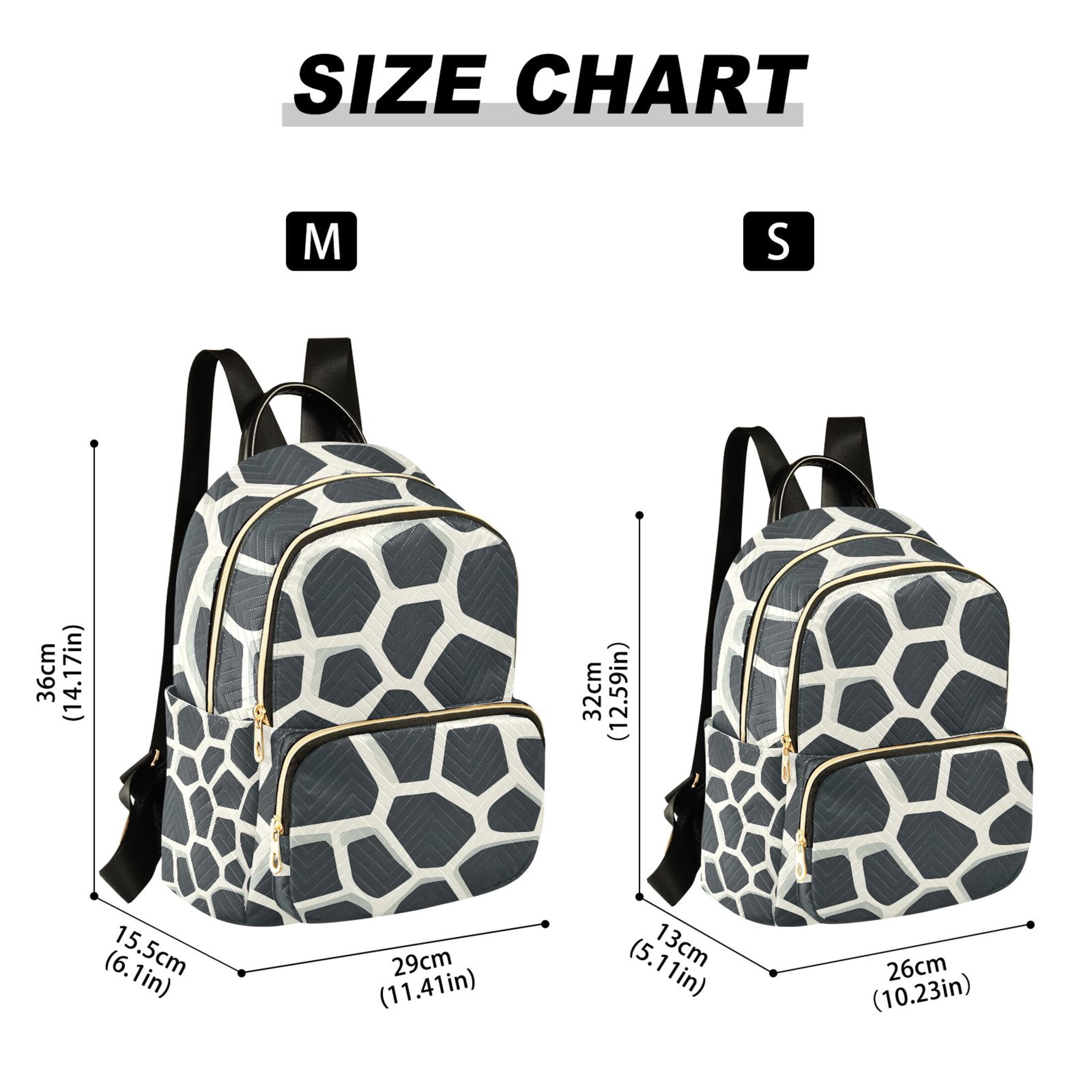 ALAZA Cow Print Womens Travel Laptop Backpack Large Daypack Ladies Shoulder Bags S