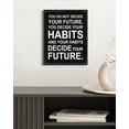 thumbnail image 4 of Drsoum Inspirational Wall Decor Motivational Positive Quote Sayings Prints Art Encouraging Office Home Decor 8x10in Black Framed, 4 of 6