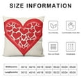 thumbnail image 5 of Nawypu Valentines Day Pillow Covers Pink Heart Love Valentines Day Pillows Winter Holiday Lumbar Pillow Covers Outdoor Pillowcase for Home Decor, 5 of 5