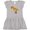 AC-Heather Grey, variant on Inktastic Roaring T-rex Girls Toddler Dress