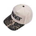 thumbnail image 4 of Women's Trucker Hat Retro Two Tone Ponytail Baseball Cap Embroidered Adjustable Hat Great Present For Mom & Women, 4 of 4