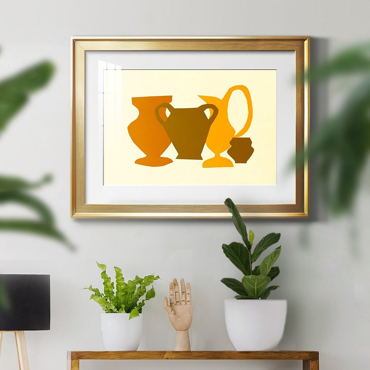 Posing Pottery II Premium Framed Print - Ready to Hang