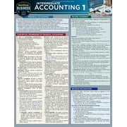 Intermediate Accounting 1 : a QuickStudy Laminated Reference Guide (Edition 1) (Other)