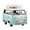 Blue, variant on Oiur Vintage Bus Model,Distressed Metal Bus Figurine Retro,Miniature Vehicle Statue Sculpture Home Office Desktop Decoration Ornament Toddlers Boys Girls Gift,Blue