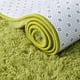 thumbnail image 5 of Alfombra ISEAU Soft Shaggy de 3 x 5 pies, lavable a máquina, verde, 5 of 9