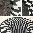 thumbnail image 3 of 3D Print Plaid Vortex Illusion Easy To Clean Carpet Floor Rug for Living Room Decor 160cm, 3 of 9