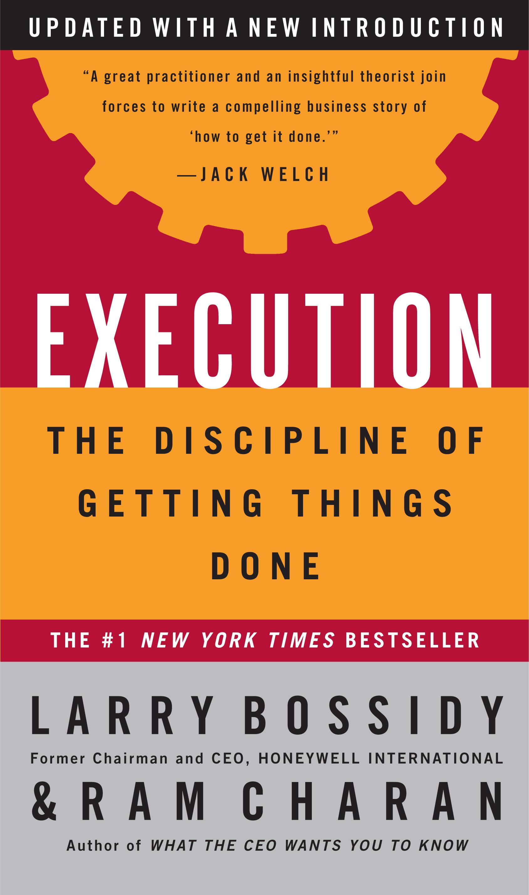 Execution The Discipline of Getting Things Done (Hardcover) Walmart