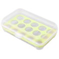 thumbnail image 1 of 15 Grilles Fournitures de Cuisine Boîte de Rangement pour Œuf Compact PP Oeuf Conteneur, 1 of 9
