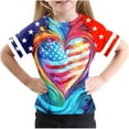 thumbnail image 2 of Gamivast Kids American Usa Flag Patriotic T Shirts 4Th Of July Summer T-Shirt for Boys Girls Independence Day Short Sleeve Shirts Placed My Account Recently Recent i have Placed, 2 of 5