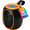Black Orange, variant on Mini Bluetooth Speaker with Bass Subwoofer, Portable Wireless Speaker with RGB Light, Built-in Microphone, USB/TF Support, Surprise Gift for Music Lovers(Black Orange)