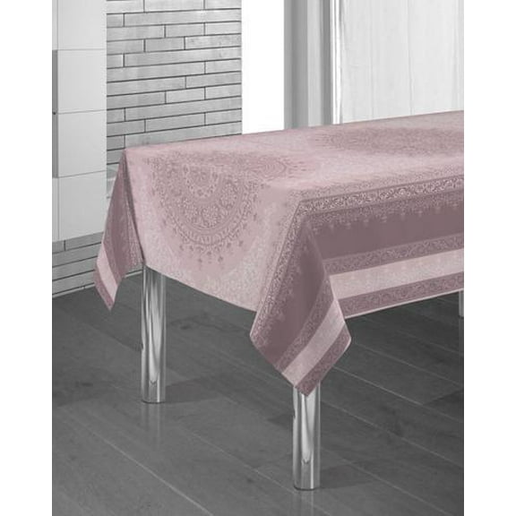 Rose Drawing 100% Polyester, Stain Resistant Tablecloth 94 x 59 inch