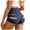 Navy, variant on felwors Women's High Waisted Cut Out Yoga Shorts Scrunch Booty Hot Pants Workout Lifting Shorts Wine for Size L