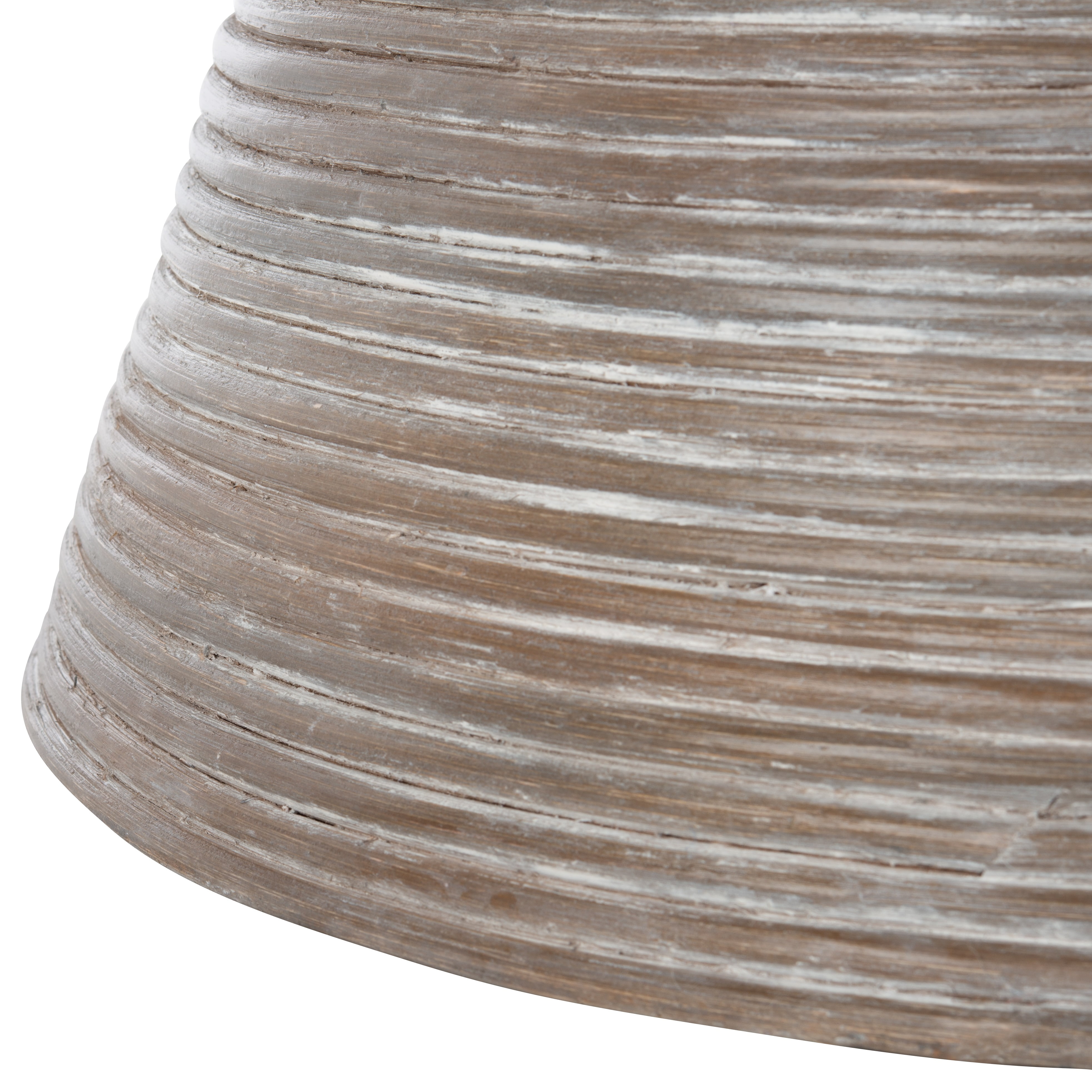 SAFAVIEH Cristina Round Metal Coffee Table, Grey White Wash