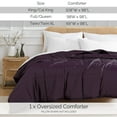 thumbnail image 2 of Southshore Fine Living, Inc. Full Size Comforter, Queen Bedding, Apartment Essentials, Purple, 2 of 9