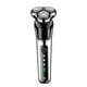 thumbnail image 4 of Afeitadora eléctrica para hombres 2024 | Cabezas flotantes de doble anillo, pantalla LED, recargable, impermeable IPX7 húmedo/seco, carga rápida USB, acero inoxidable, 2 cabezas de repuesto, 150 min, 4 of 9