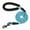 blue, variant on Reflective Heavy Duty Dog Leash Double Handle Padded Grip Strong Dog Walking Traction Rope Safety Lead