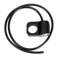 thumbnail image 3 of 12V 25mm/0.98in Focos LED de acero inoxidable impermeables Interruptor de manillar para motocicletas ATV Negro, 3 of 5