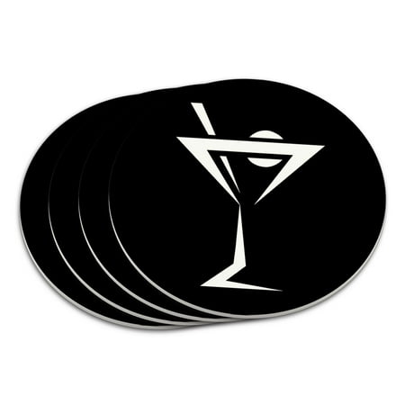 

Martini Drink Cocktail Coaster Set