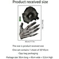 thumbnail image 3 of sruoe Halloween Wall Stickers, Halloween Indoor Decoration, Halloween Human Face Handprint Toilet Toilet Cover Horror Wall Sticker, Halloween Home Decorations, 3 of 6
