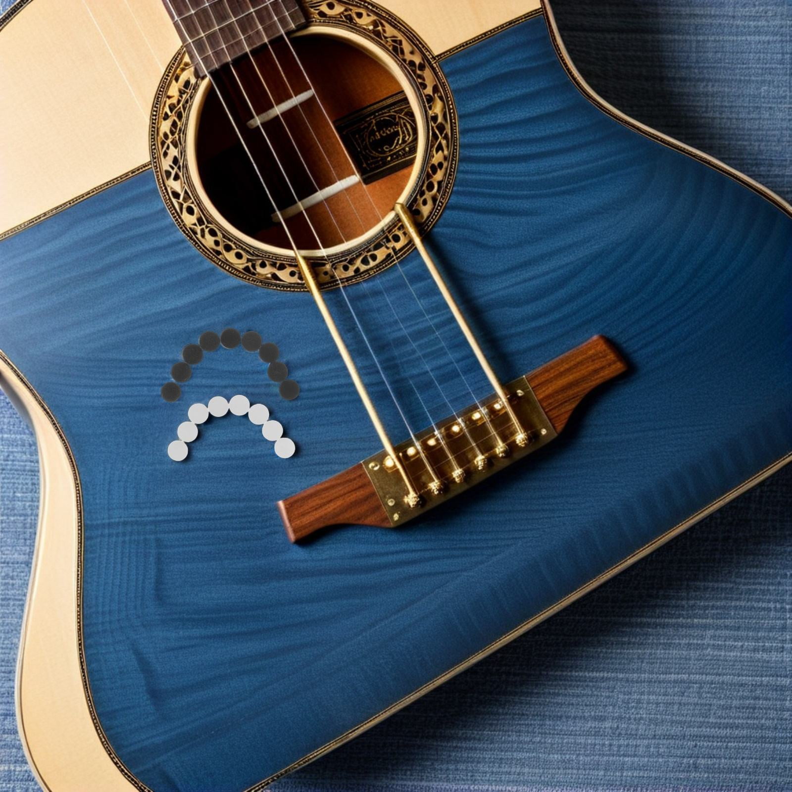 OFFIGAM 200Pcs Guitar Fretboard Side Dot Markers Acrylic Inlay for Musical Instruments, Precise Playing Aid and Easy Installation
