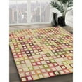 thumbnail image 2 of Ahgly Company Indoor Round Patterned Cardboard Brown Gold Area Rugs, 6' Round, 2 of 6